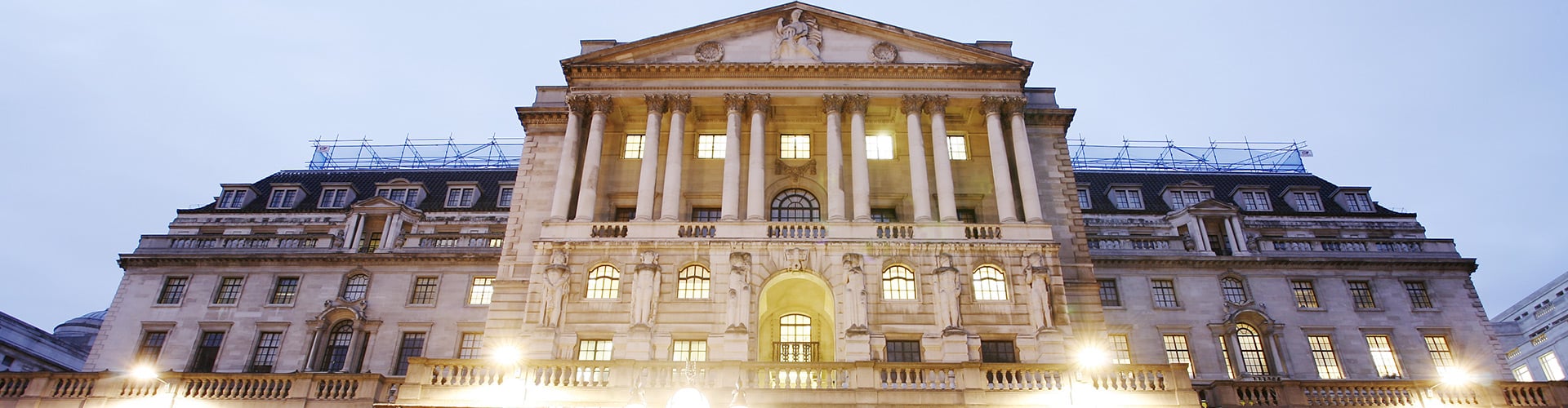 View of the Bank of England