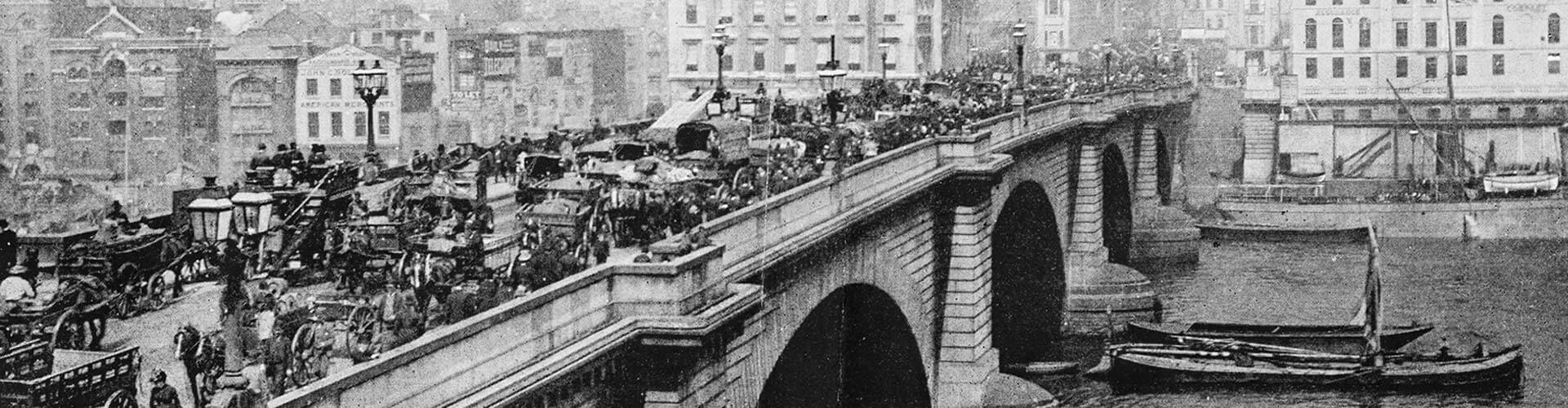 Old bridge on the river