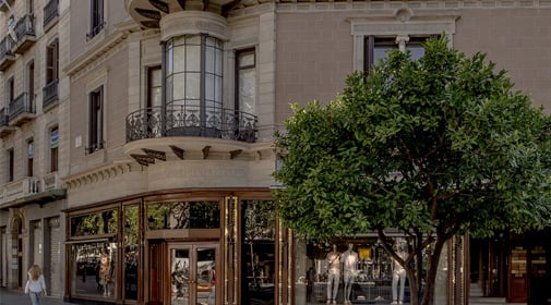 Corner of tienament in Barcelona