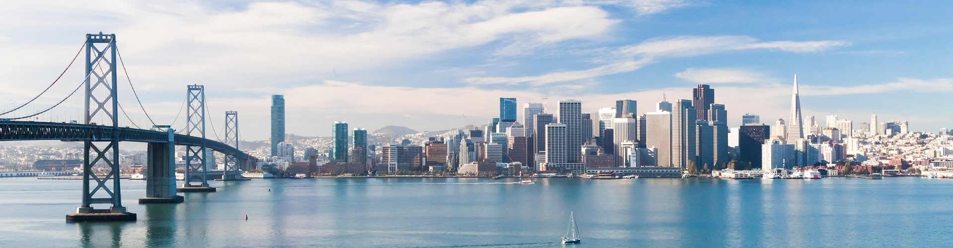 Panorama of a city full of skyscrapers