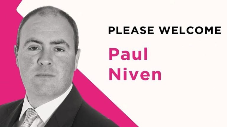 Paul Niven welcome banner