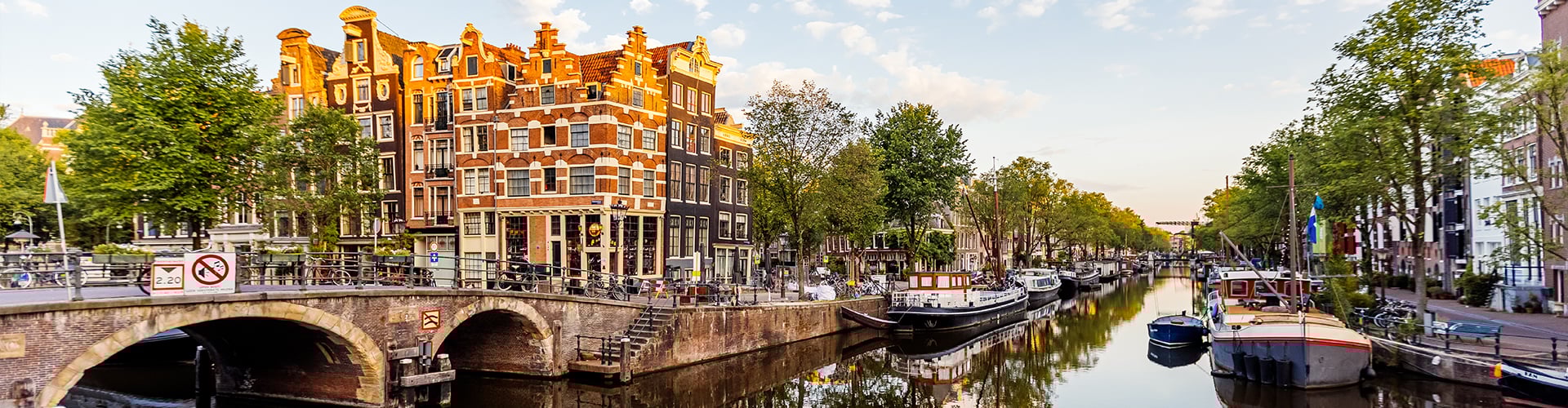 River running through Amsterdam