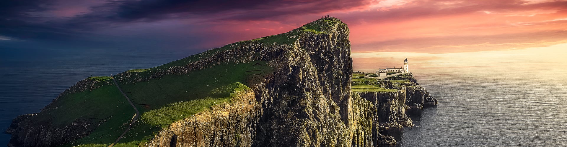 lighthouse on a coast