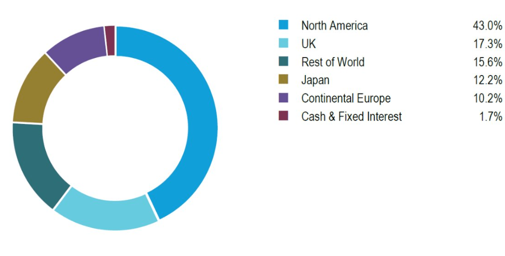Geographical breakdown