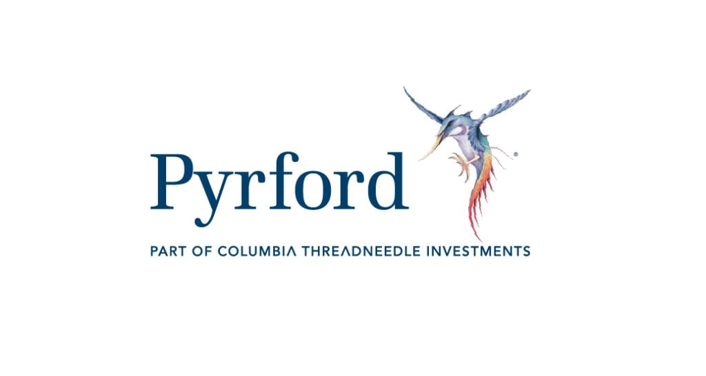Pyrford part of Columbia Threadneedle logo