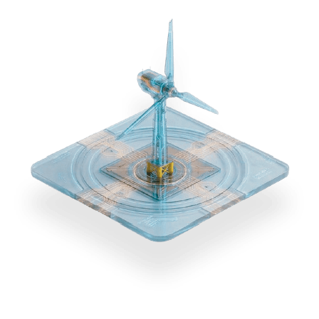 Icon of a wind turbine